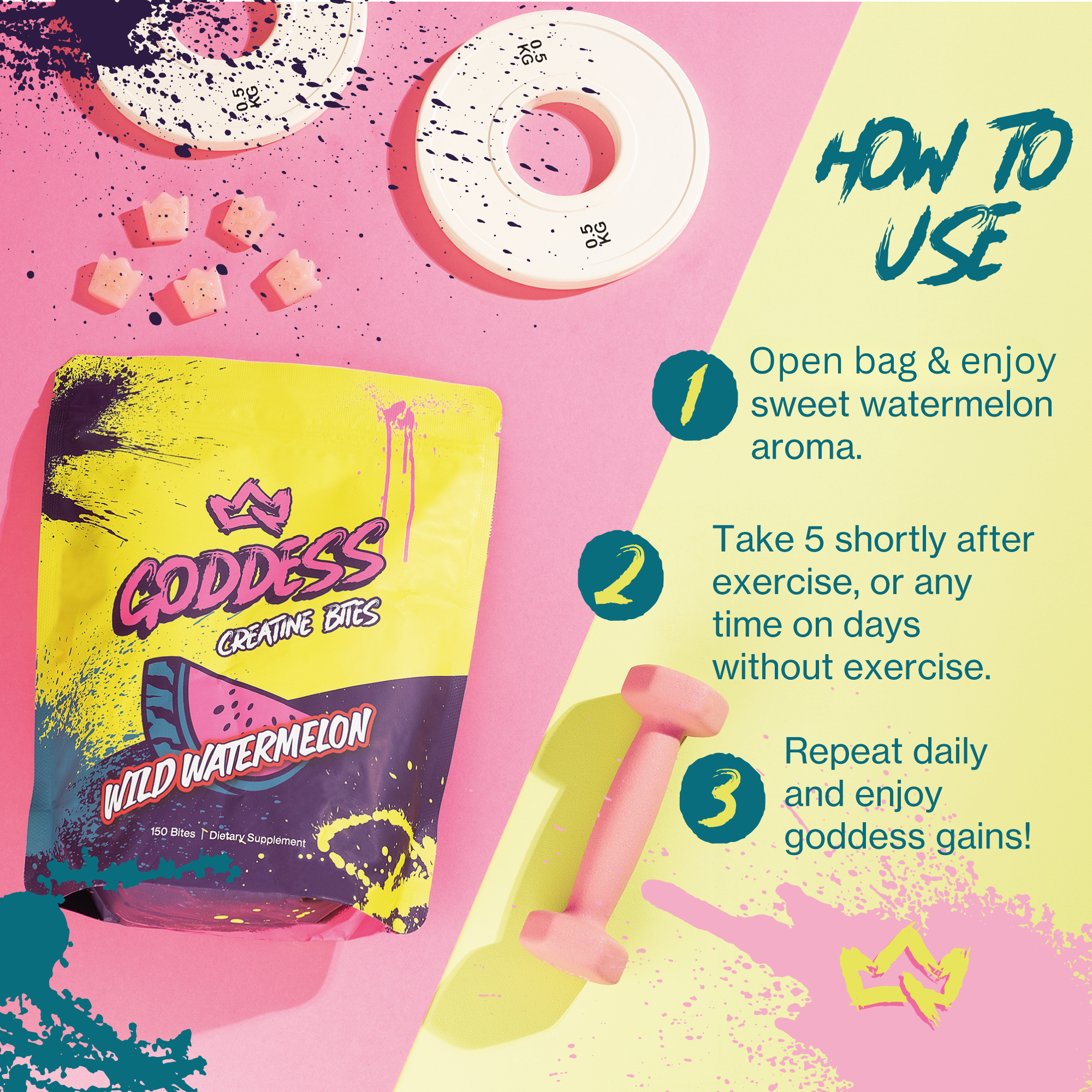 Goddess Creatine Bites Starter Kit
